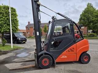 Vorkheftruck, Linde, orange/zwart